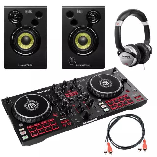 DJ Starter Kit: Numark Mixtrack Pro FX Controller, DJ Monitors & DJ Headphones