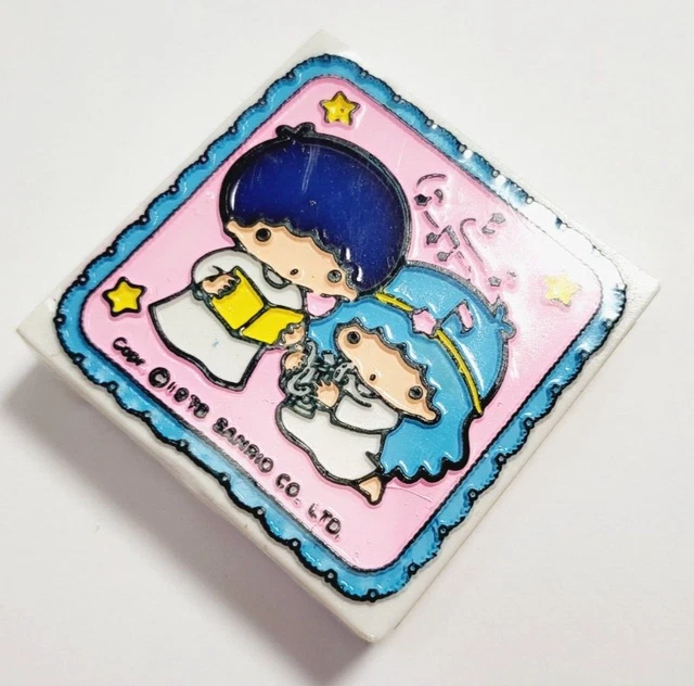 Little Twin Stars Eraser Old SANRIO Logo 1976 Vintage Old Super Rare Little Twin Stars Eraser Old SANRIO Logo 1976 Vintage Old Super Rare