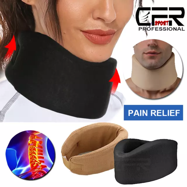 Adjustable Neck Brace Support Soft Foam Spine Cervical Collar Neck Pain Relief