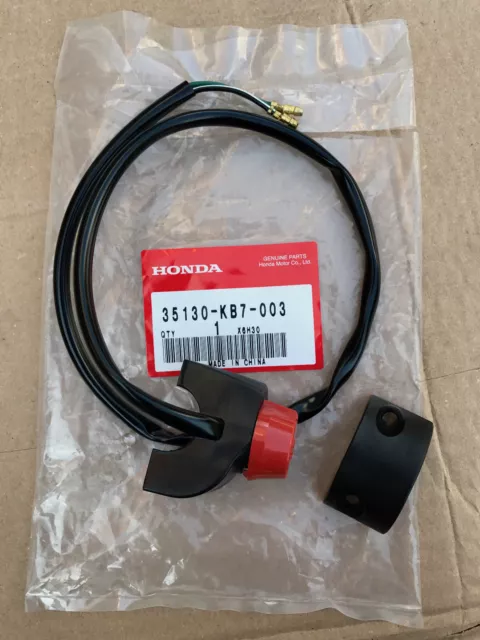 OEM Honda CR125R CR250R Stop Switch Assembly Button Kill