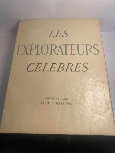 LES EXPLORATEURS CÉLÈBRES - Lucien Mazenod Illustré EUR 14,99