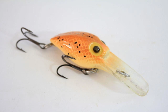 Appât à manivelle vintage pré-Rapala Storm Wee Wart V102 bleu