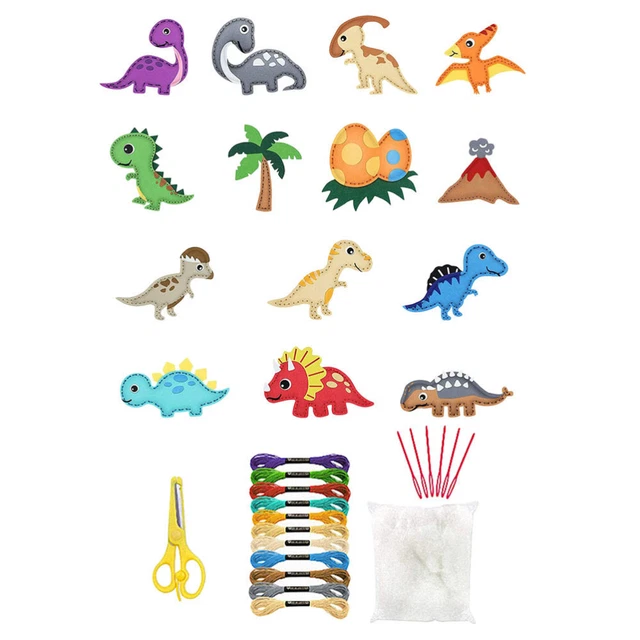 Kit Animali Feltro Ciondolo Cucito A Mano Mini Giocattolo Materiale