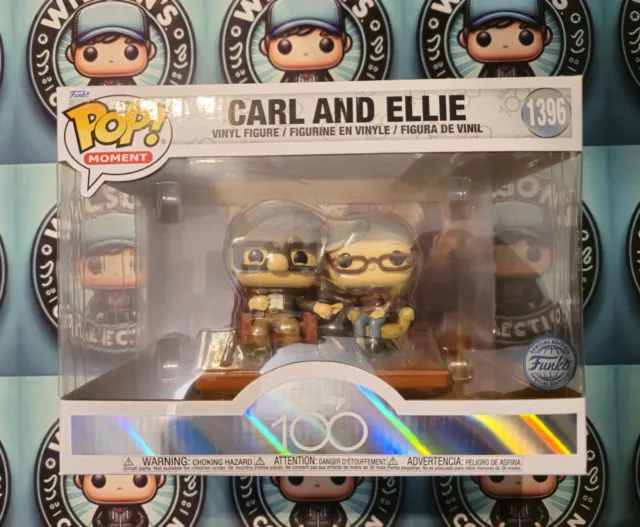 Disney Pixar 100 Funko Pop Moments Up Carl And Ellie 1396 Special Edition