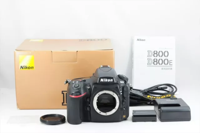 Nikon D800 Shutter count 14220 Mint in Box From Japan #6635