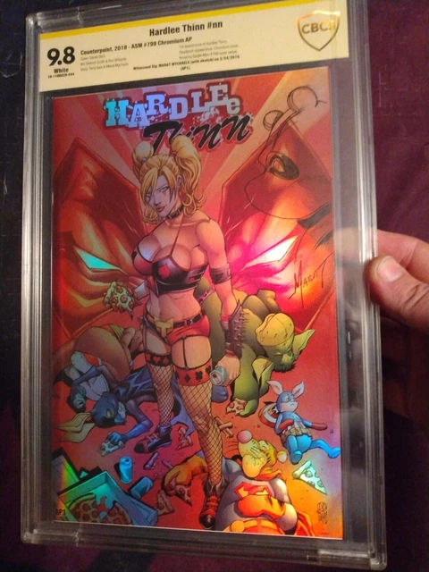 Hardlee Thinn 9.8 CBCS not CGC SS Marat With Sketch AP1 Chromium ASM 799 Swipe