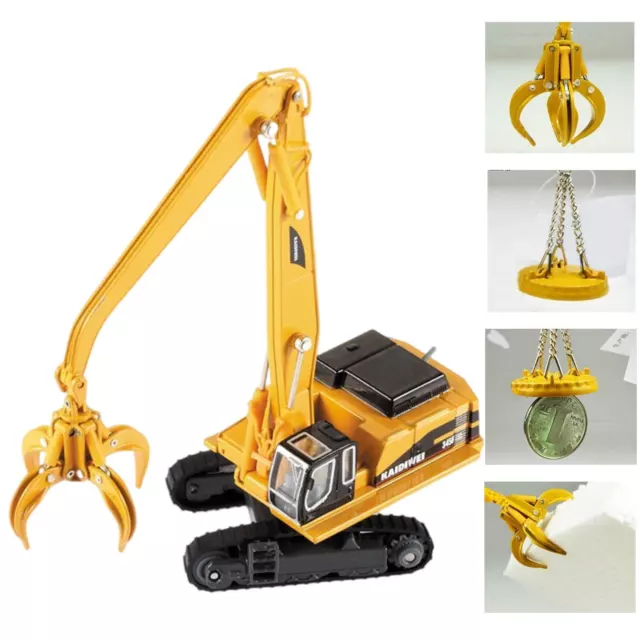 1/87 Grab & Magnet Attachment Crane Construction Equipment Diecast Model Truck