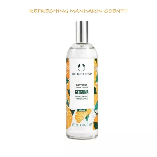 The Body Shop Satsuma Body Mist Spray New Vegetarian Fragrance Perfume 100ml 2