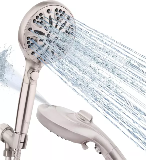 High Pressure Shower Head with Handheld Set 10-Settings - CSA US Tested & Certif