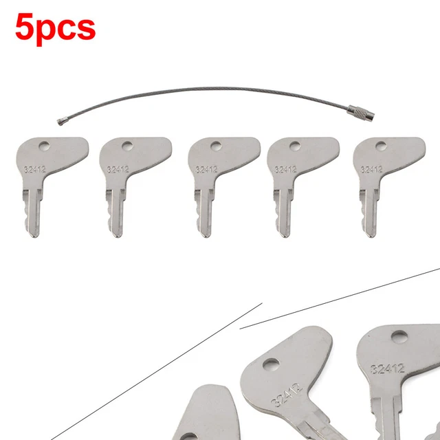 For Kubota L2250 L3400 L3901 MX5000 5x Ignition Key 32412 H32412 35260-31852 US