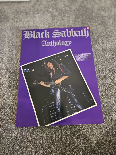 Black Sabbath Anthology Guitar And Vocal Music Book