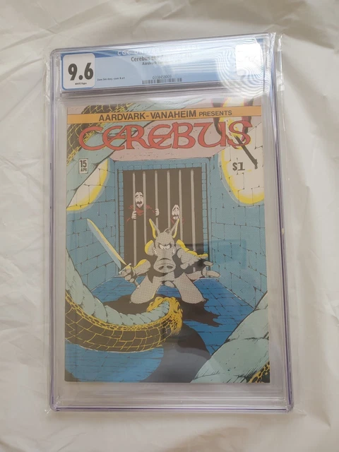 A/V, Cerebus the Aardvark #15, Sim, CGC 9.6