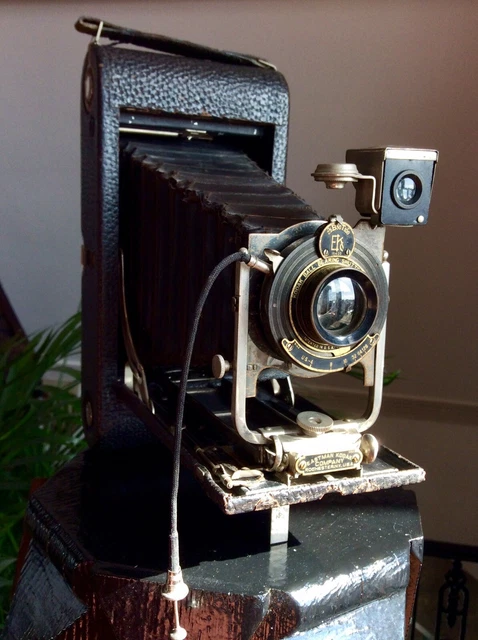 Antique 1914 KODAK AUTOGRAPHIC N.3A Large Folding Camera,Working Shutter,