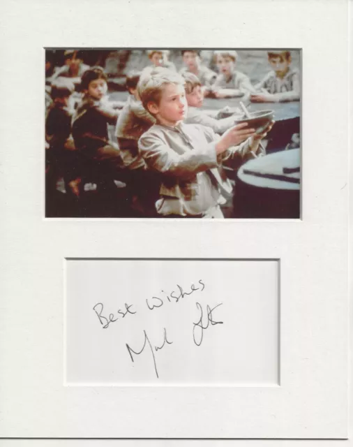 Mark Lester oliver signed genuine authentic autograph signature UACC RD AFTAL