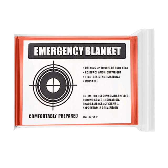 Coperta termica outdoor survival emergenza Mylar sicurezza sopravvivenza pronto soccorso RODE