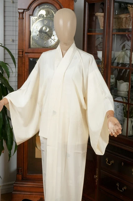 Dear Vanilla Japanese Juban Undergown Women's Kimono Genuine Vintage Mint 2