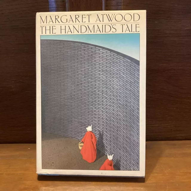 The Handmaid's Tale by Margaret Atwood, 1986, 1st Ed. 1st Print, Ex Libris HCDJ