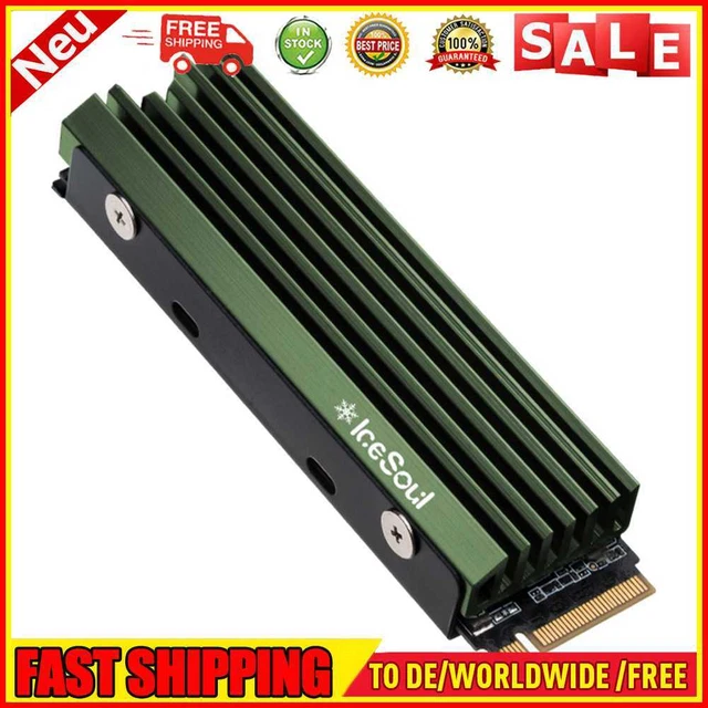FinalCool IceSoul 08 M.2 NVME NGFF 2280 dissipatore di calore disco rigido (ciano)