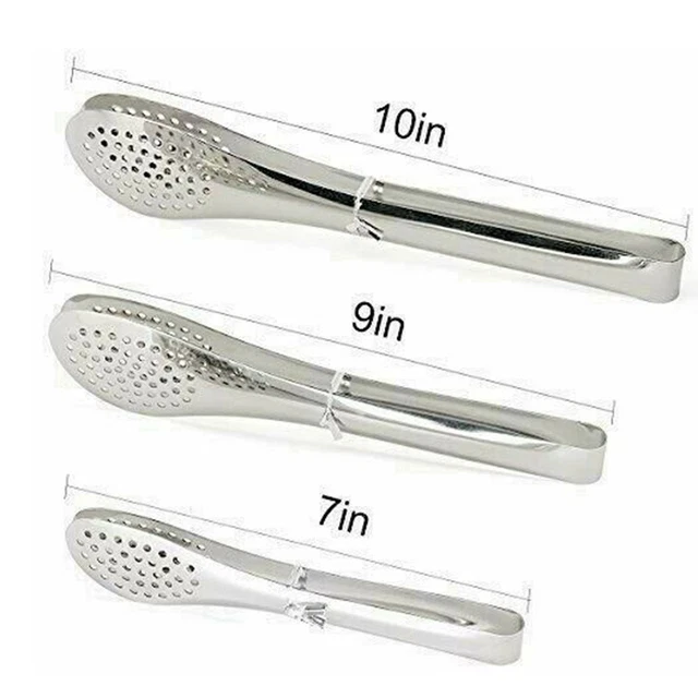 BWD Pinze Da Cucina In Acciaio Inox – Set Da 5 Pezzi Grandi Per Barbecue E Insalata - 4