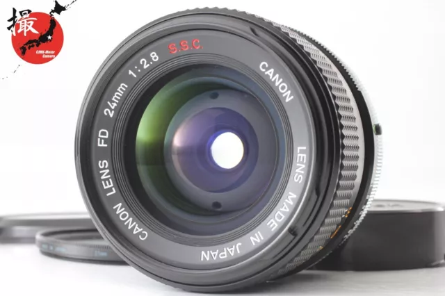 【MINT w/ Filter】 Canon FD 24mm f/2.8 S.S.C. SSC Wide Angle MF Lens From Japan