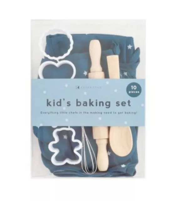 Kaisercraft K Style - Kaiserkids Baking Cooking Set Gift Box Stars Cookie Apron