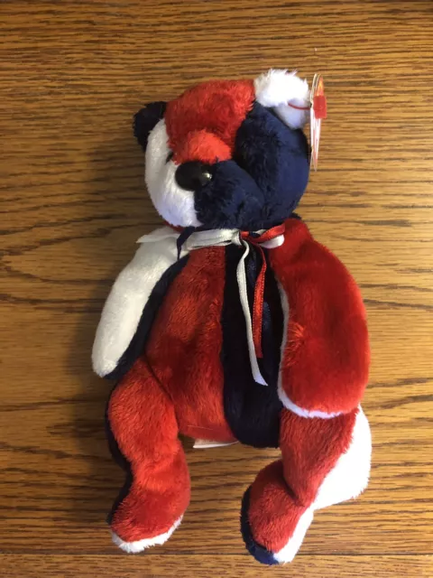 TY Beanie Baby  PATRIOT the Bear (Original Version) Babies New England Trump