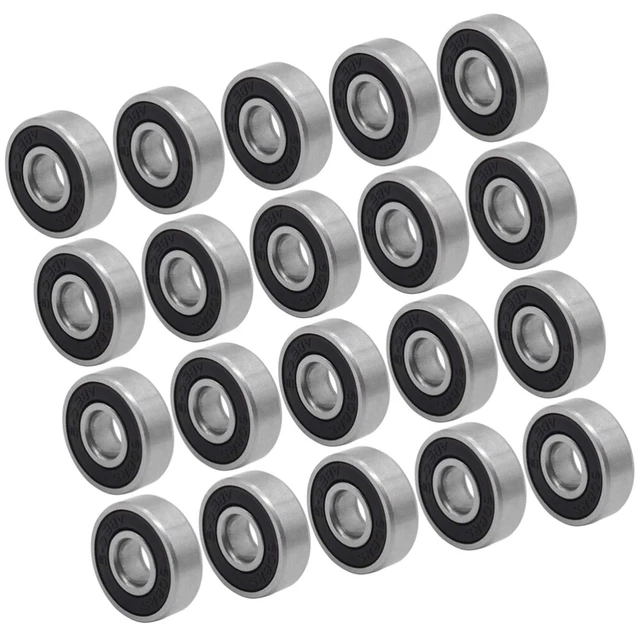 20 Pcs Cuscinetti Longboard Cuscinetto Della Ruota Dello Skateboard