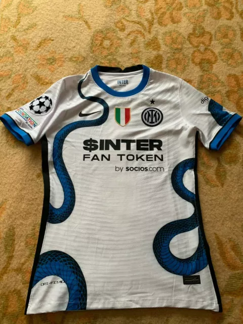 MAGLIA INTER TRASFERTA away 2021 2022 versione player Champions League taglia M EUR 30 00 PicClick IT