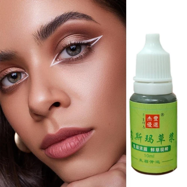 Usma Grass Cura dei Capelli Ciglia Crescita Liquido Nutriente, Erba Usma Liquido Capelli J3H6