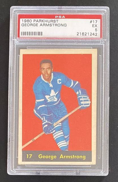VINTAGE 1960 - George Armstrong - Toronto Maple Leafs - Parkhurst Ex 5 ...
