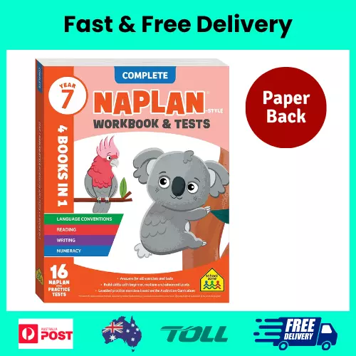 Year 7 Naplan*-Style Complete Workbook and Tests