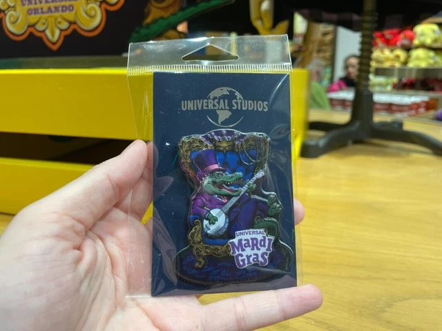 UNIVERSAL MARDI GRAS 2024 King Gator Pin Universal Studios 9.99 PicClick