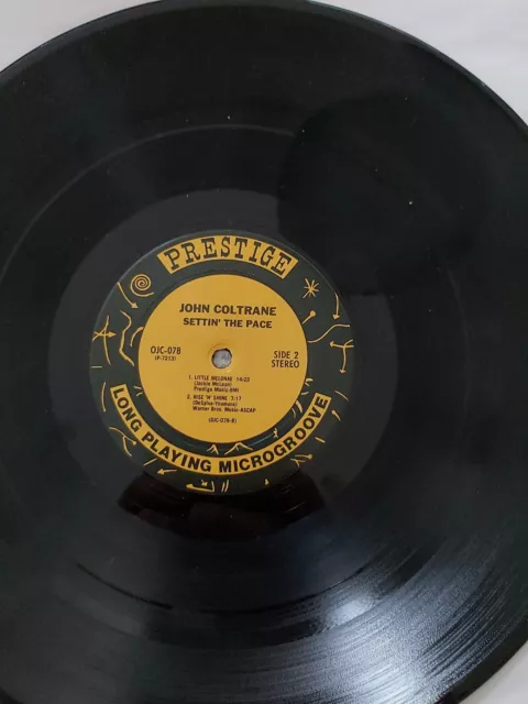 John Coltrane Settin The Pace Vinyl 3