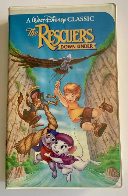 A WALT DISNEY Classic The Rescuers Down Under VHS Rare 1991 Very Good £