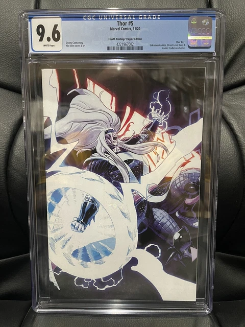 Thor #5 Unknown Comics 4th print Virgin Variant CGC 9.6
