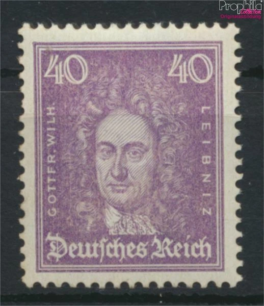Allemand Empire 395 neuf avec gomme originale 1926 têtes célèbre Al (9757463