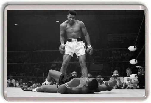 Muhammad Ali iconic photo Fridge Magnet