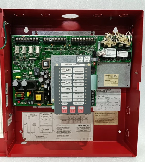 ANSUL AUTOPULSE Z-10 Agent Release Control Panel FACP Fire Suppression ...