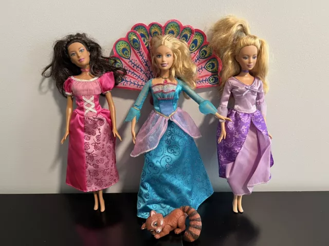LOT OF 3: Mattel K8103 (2007) Barbie as The Island Princess. See Description