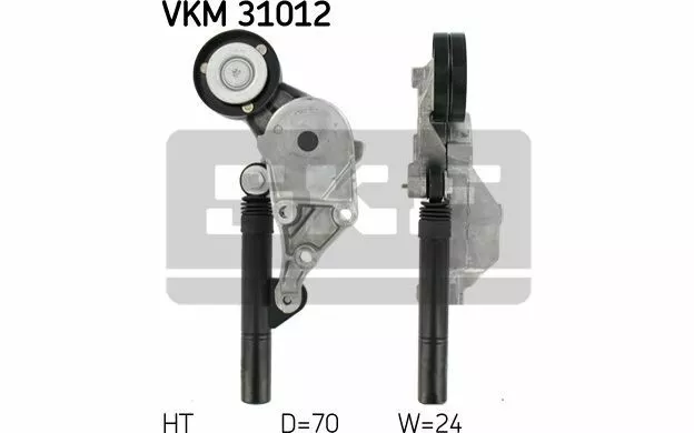 SKF Galet tendeur pour VOLKSWAGEN GOLF BORA NEW BEETLE AUDI A3 VKM 31012