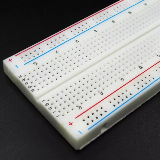 MB-102 Solderless Breadboard Protoboard 830 Tie Points 2 buses Test Circuit 2