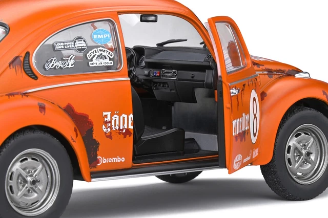 VW Beetle 1303 Jaeger Tribute Orange 1974 - 1:18 SOLIDO S1800518 9