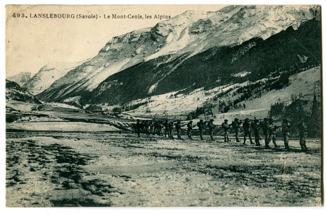 CPA 73 Savoie Maurienne Lanslebourg Le Mont Cenis Les Alpins