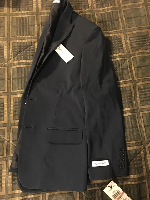 Calvin Klein Boys' Blue Blazer Regular Fit Size 12 NWT