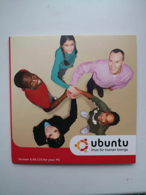 Original Ubuntu 6.06 LTS PC Linux Install CD