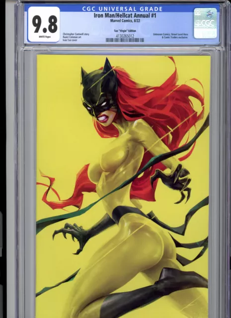 Iron Man/Hellcat Annual #1 (2022) Marvel CGC 9.8 White Tao Virgin Variant