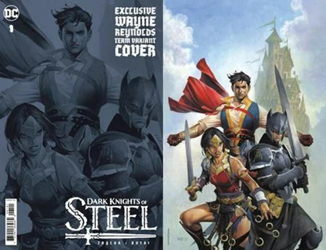 DARK KNIGHTS OF STEEL #1 (OF 12) CVR C TEAM WAYNE REYNOLDS CARD STOCK VAR Preord