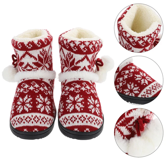 M Damen Kälteschutzschuhe Sockenschuhe Winterpantoffeln Für