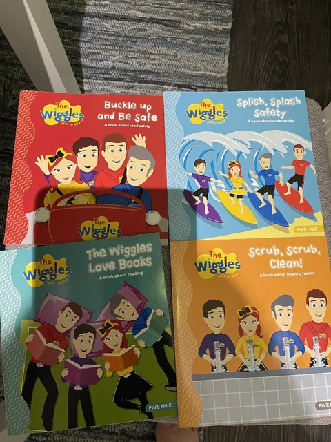 THE WIGGLES X 8 Books Kids Tv Show Educational Free gift $33.99 ...