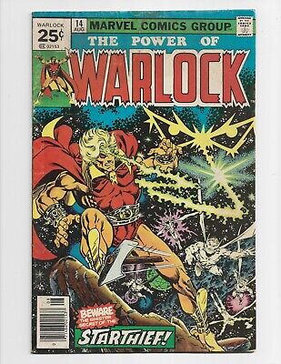 WARLOCK #14  Jim Starlin art/cover - Marvel 1976 - Death of Star Thief  CC2